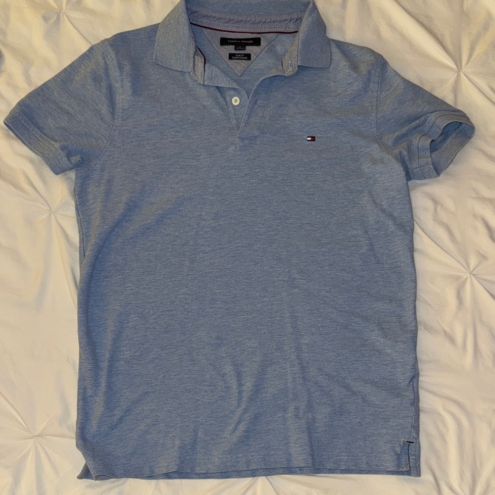 Tommy Hilfiger Light Blue Polo Shirt